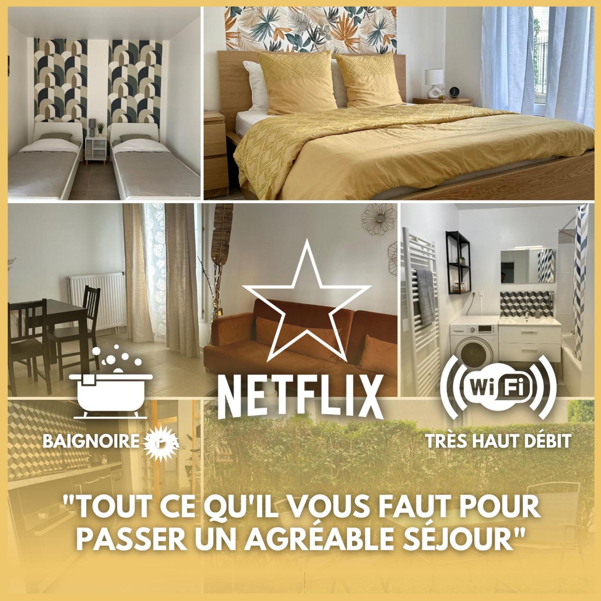 6Personne,10Mn De Disney,30Mn De Paris,Parking Bussy-Saint-Georges Esterno foto